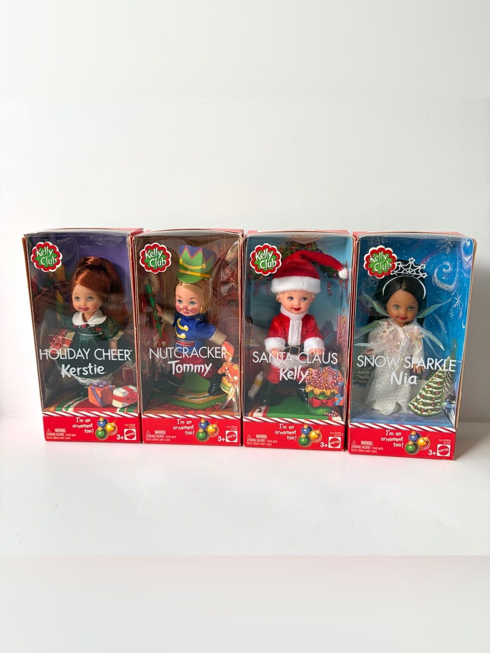 2011 Barbie Kelly Club Christmas set of 4